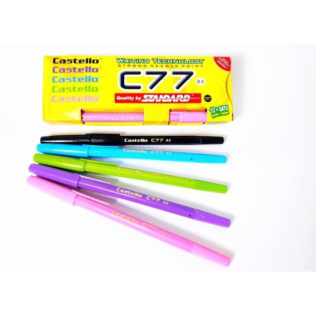 

☼ STANDARD PEN AE7 C77 - BK 12 PCS **MURAH** ➱