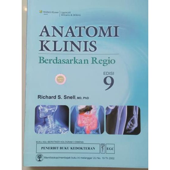 Buku Anatomi Klinis Berdasarkan Regio Edisi 9