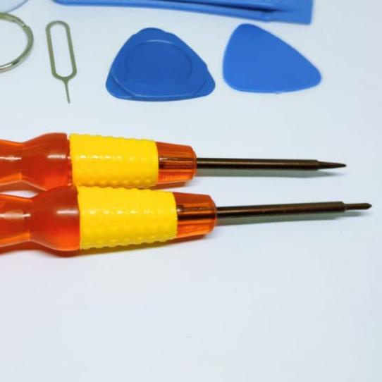 ✪ satu set lengkap service handphone - 1 set obeng + 2 penjepit lcd dan satu lem T7000 ۞