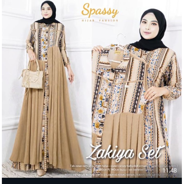 Zakiya Set original spassy fashion murah solo