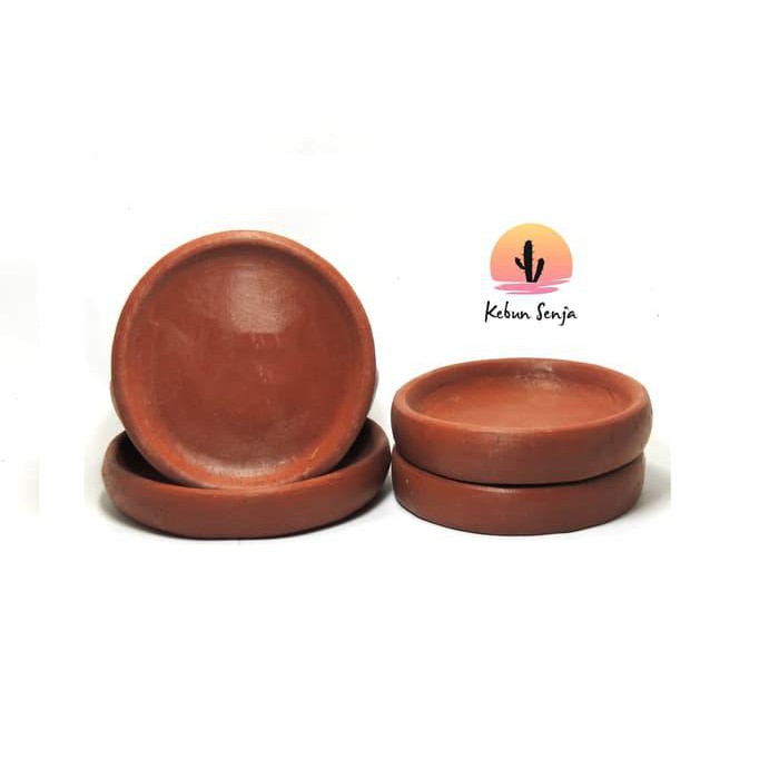 Alas Tatakan Pot Terracotta Tanah Liat Gerabah D12 Alas Tatakan Pot Terracotta Tanah Liat Gerabah D12