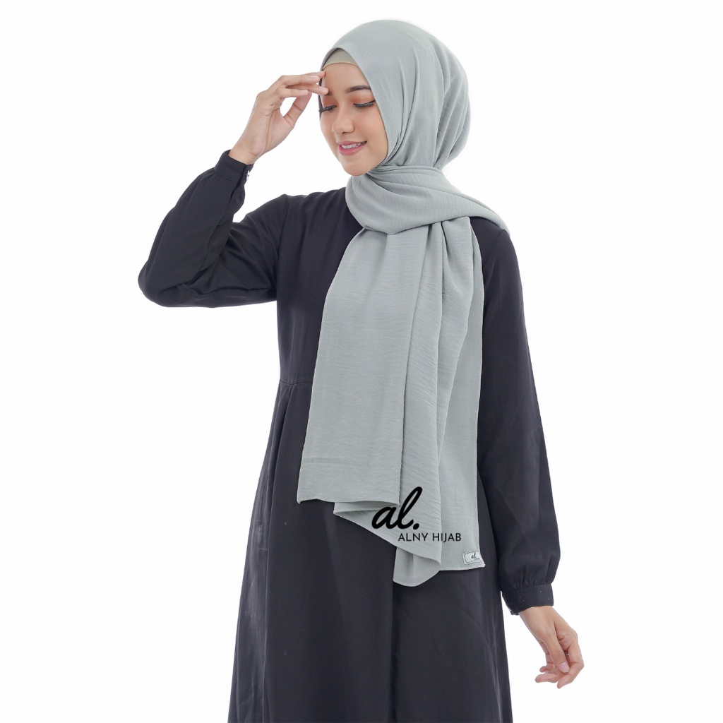 Alny Hijab - Pashmina Crinkle Airflow Premium