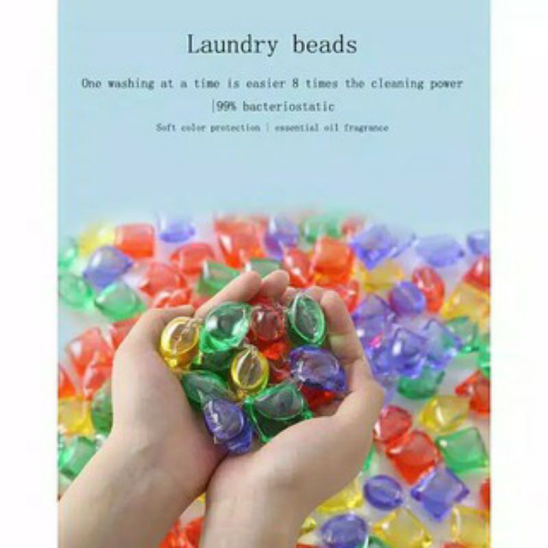 (10pcs) Laundry Deterjen Gel Ball beads SABUN VIRAL cuci baju antiseptik