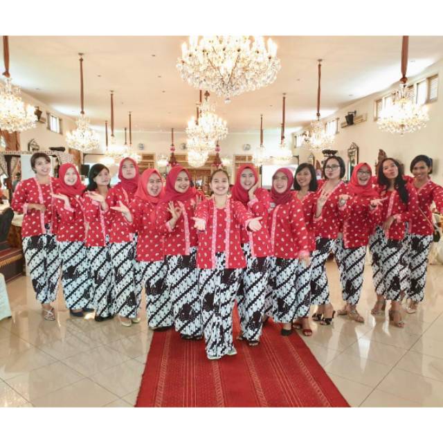 Ready Seragam Kebaya Jumputan