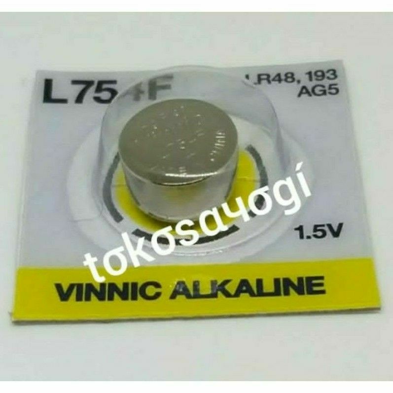 Baterai l754f LR48 AG5 battery LR754 Alat Bantu dengar pendengaran LR 754 AG5