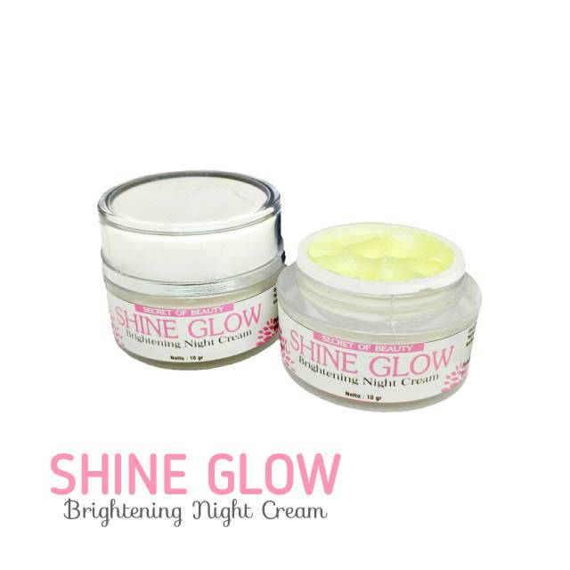 Shine Glow Brightening Night Cream / Cream Malam Glowing Express