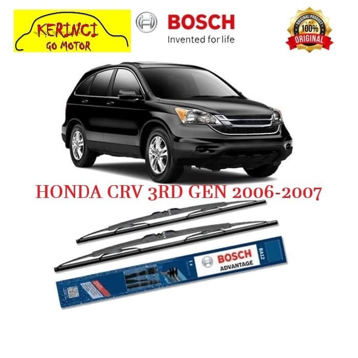 WIPER HONDA CRV 3rd GEN 2006-2007 BOSCH ADVANTAGE 26&quot; &amp; 17&quot; SEPASANG