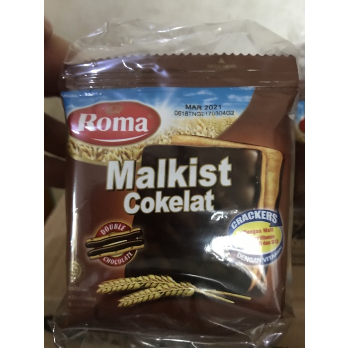 

54eh Roma Malkist Cokelat Sachet Isi 10 Renceng 60Jh