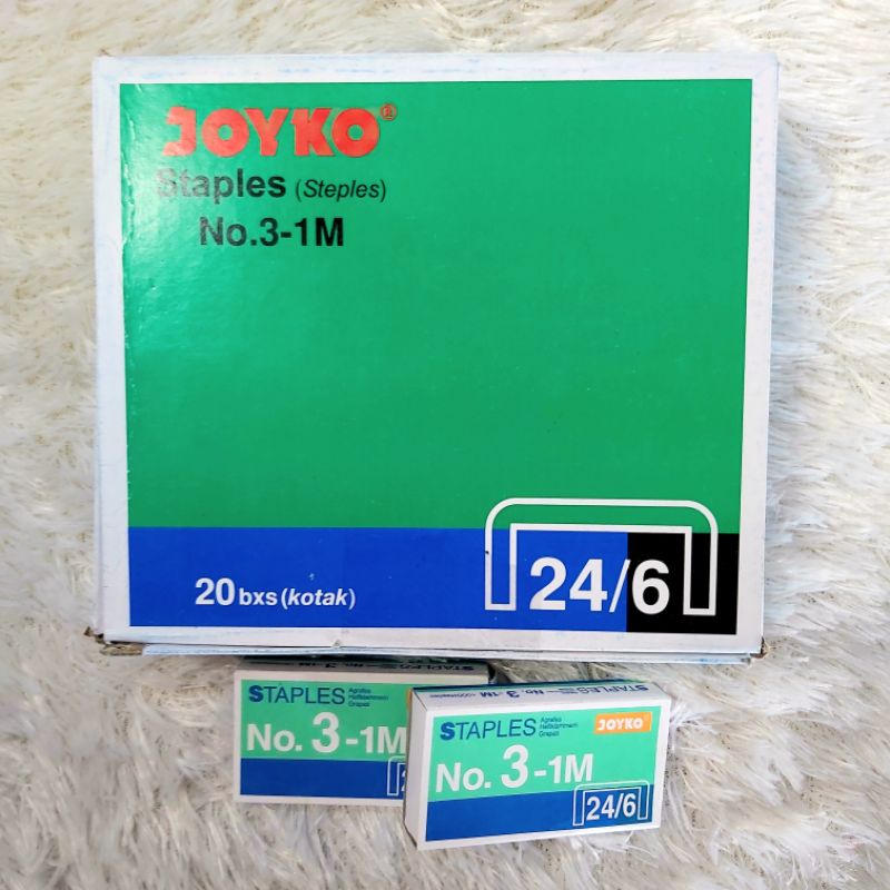 

(4pc)Staples/Refill/Isi Staples/Stapler JOYKO no3/no24/6(R008)