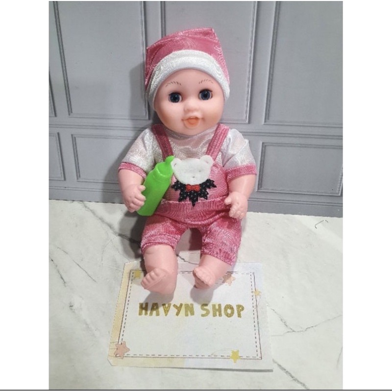 lovely baby dot b760 / semua boneka bisa nangis  / bayi dot / boneka bayi-PINK