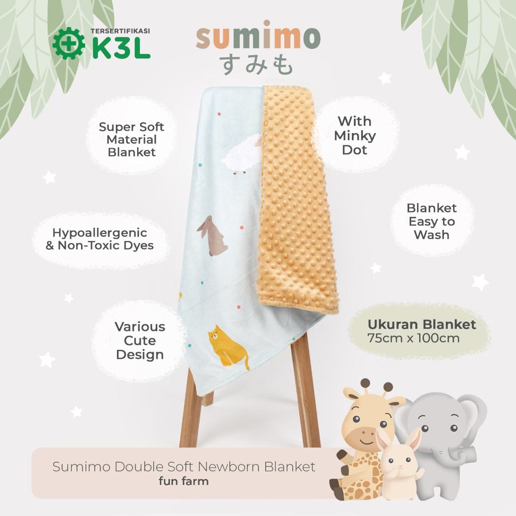 SUMIMO DOUBLE SOFT NEWBORN BLANKET