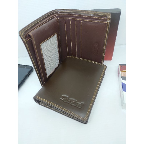 Dompet Pria Kulit Asli 3/4Embos Bantent- Tanpa Kain Furing