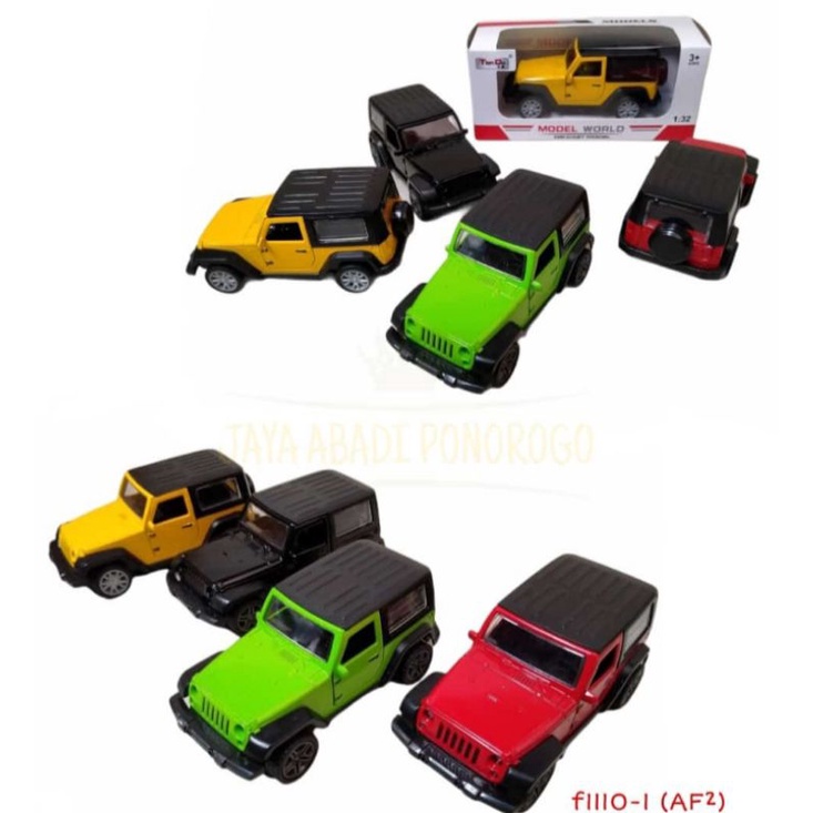 MAINAN MOBIL DIECAST JEEP JADUL F1110-1