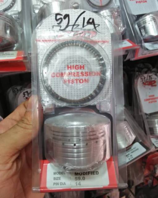 Piston cld CLD pin pen 14 13 mm 57 57.5 58.5 59 61 plus ring seher piston kit-1