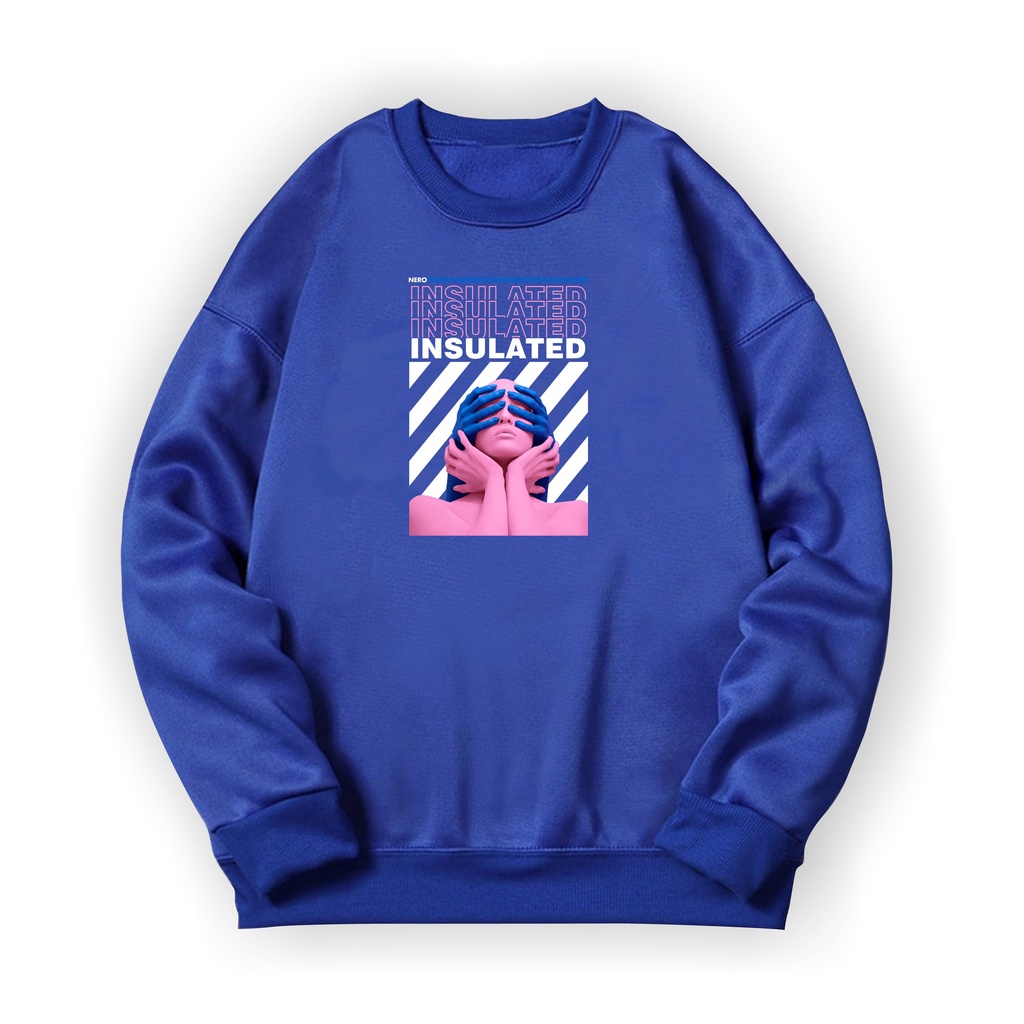 INSULATED Basic Sweater II Art work Insuladet Crewneck II SIZE  M - XL ( Pria &amp; Wanita )