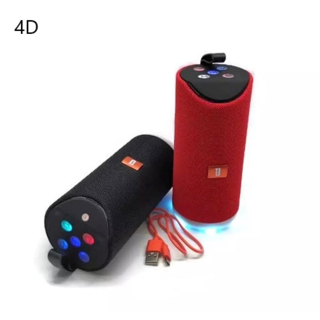 Speaker Bluetooth 4D Portable Wireless Speaker LED 4 D