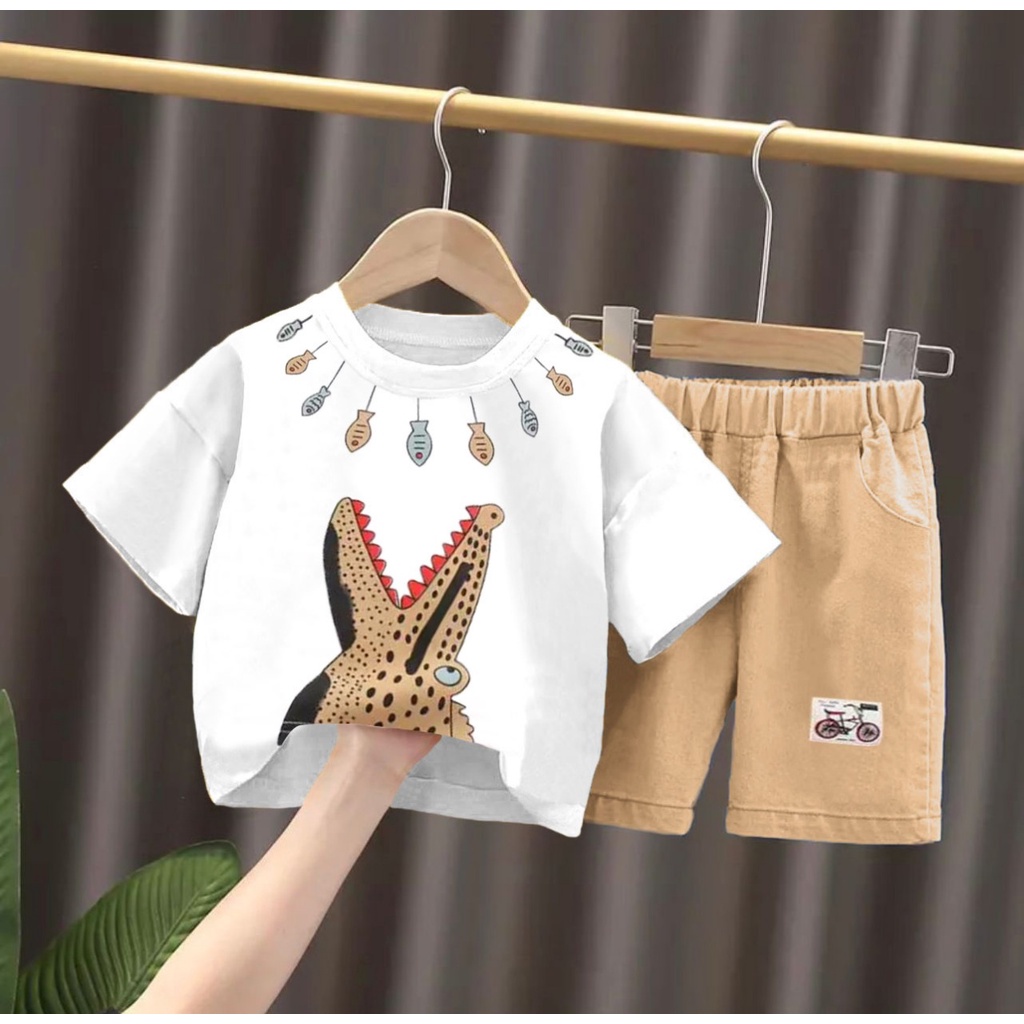 SETELAN BAJU ANAK LAKI LAKI PEREMPUAN UMUR 1-5 TAHUN SETELAN BUAYA SETELAN BAJU ANAK LAKI PEREMPUAN TERBARU PAKAIAN ANAK LAKI LAKI PEREMPUAN SETELAN BAJU ANAK LAKI LAKI BAJU ATASAN SETELAN KASUAL ANAK MASA KINI TERMURAH