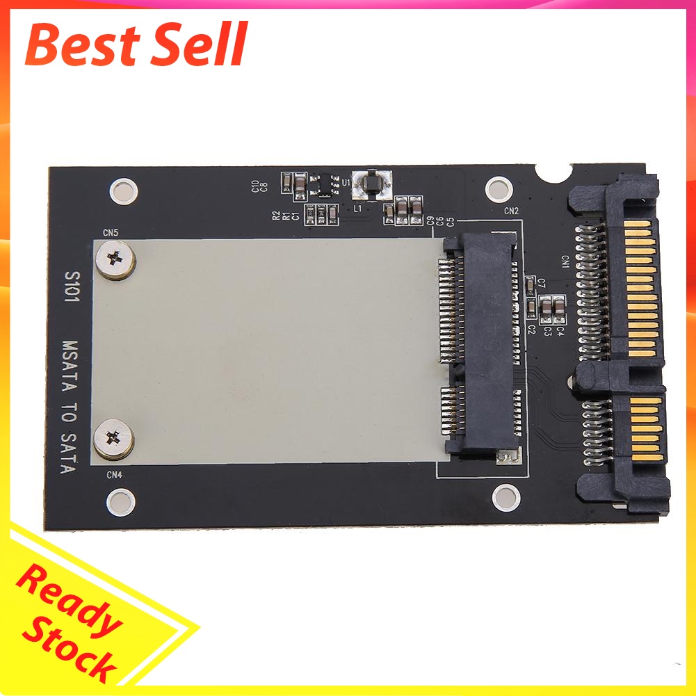 mSATA SSD to 2.5in SATA Convertor Adapter Card Computer Transition Card