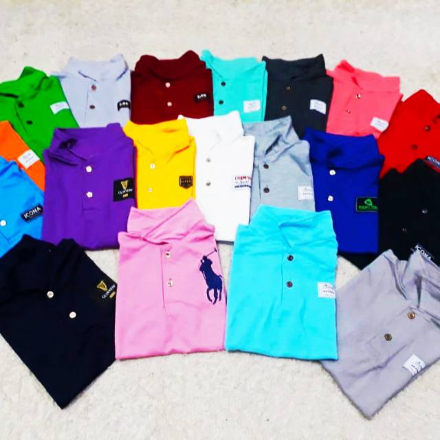  baju  kaos  anak  kerah  krah poloshirt lakos lacost 