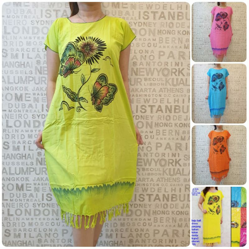 dress kupu kupu bali rumbay XL dewasa