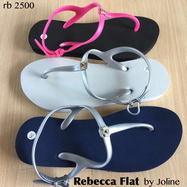 Rebbeca flat by joline sendal sandal popits