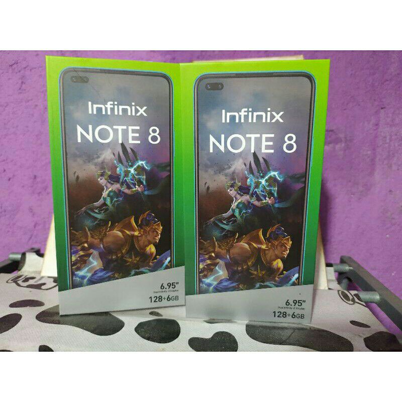 New Infinix Note 8 [6/64GB] &amp; [6/128GB] Anti Kalah Mediatek Helio G80 ~ Garansi Resmi Infinix