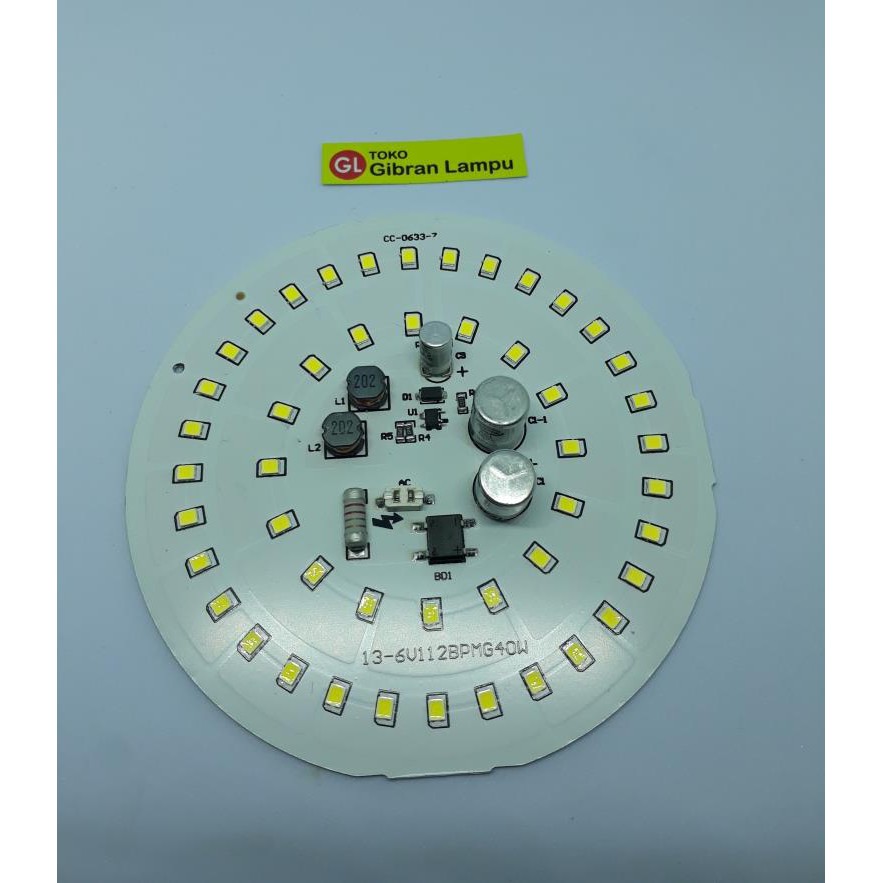 PCB Mata Lampu LED 40w Tanpa Driver - Mata LED AC Langsung 220V (BM)