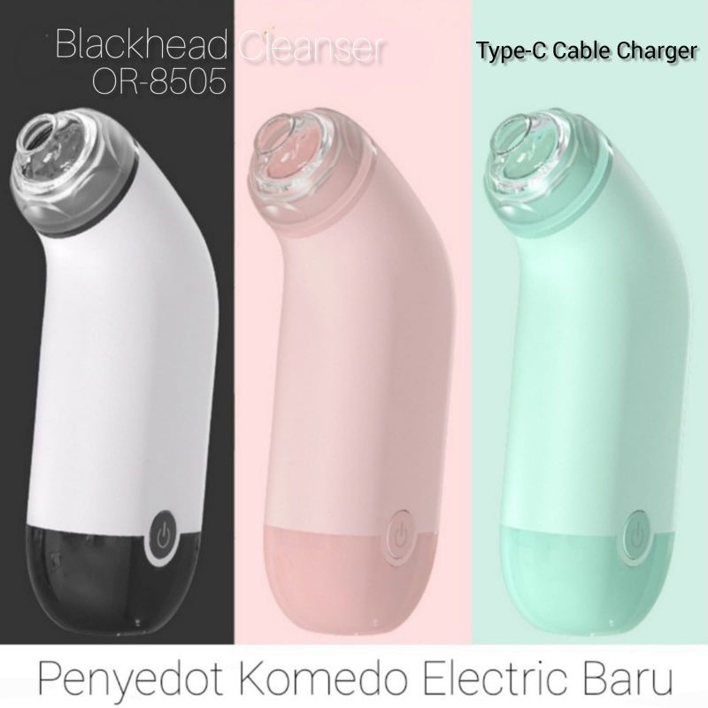 Penyedot Komedo New Electric OR-8505/Blackhead Cleanser TYPE-C Kabel Charge