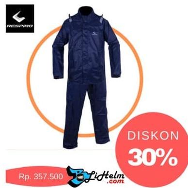 Promo Jas Hujan Respiro The Challenger Navy Raincoat