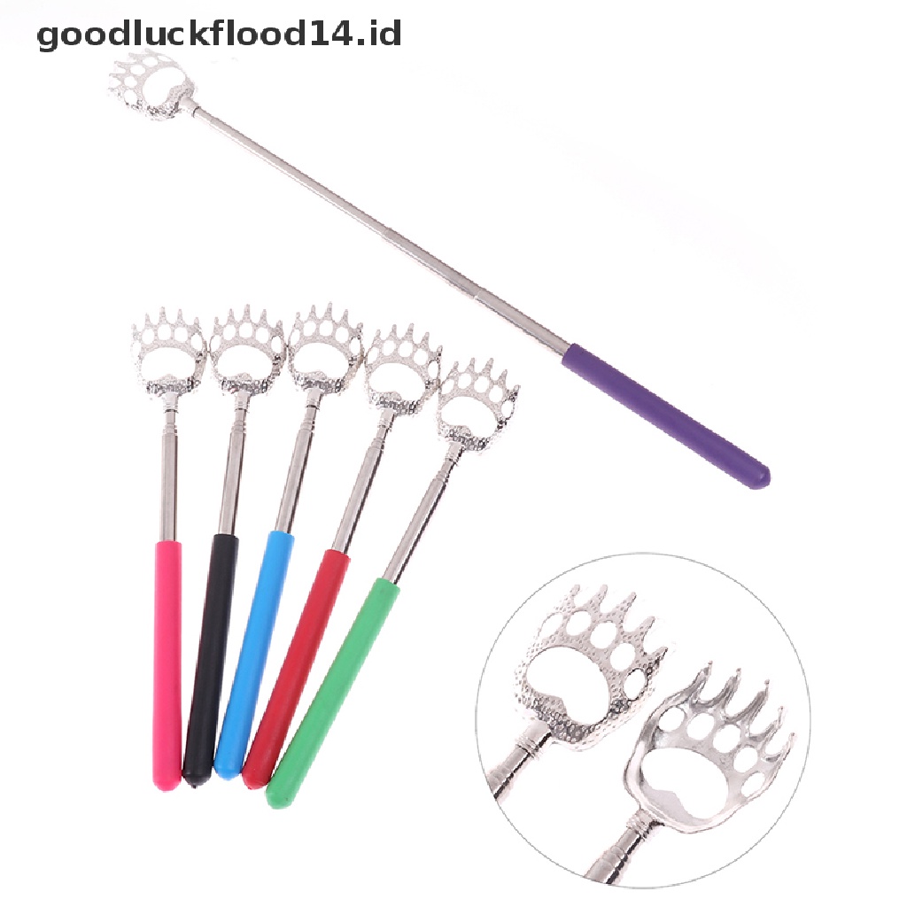 [OOID] Retractable Hand Grip Bear Claw Soft Massage Tool Back Scratcher Relieve Itch ID