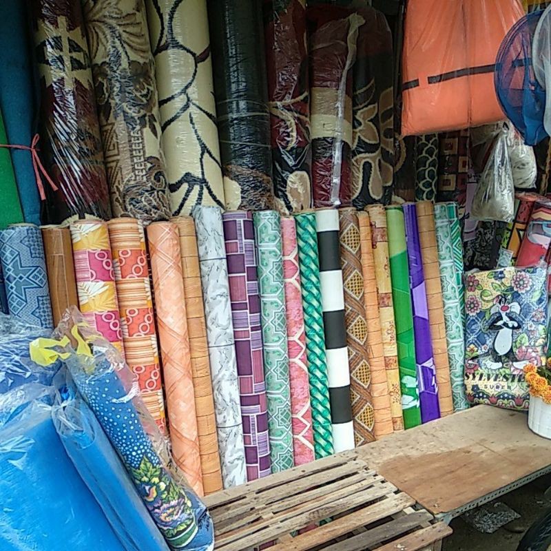Karpet meteran Plastik Murah Setengah Meter (Lantai, Meja, Dapur, Ruangan, dll)