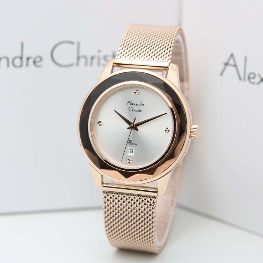 ORIGINAL Jam Tangan Wanita Alexandre Christie AC 2908 / AC2908 / 2908 Garansi Resmi 1 Tahun.