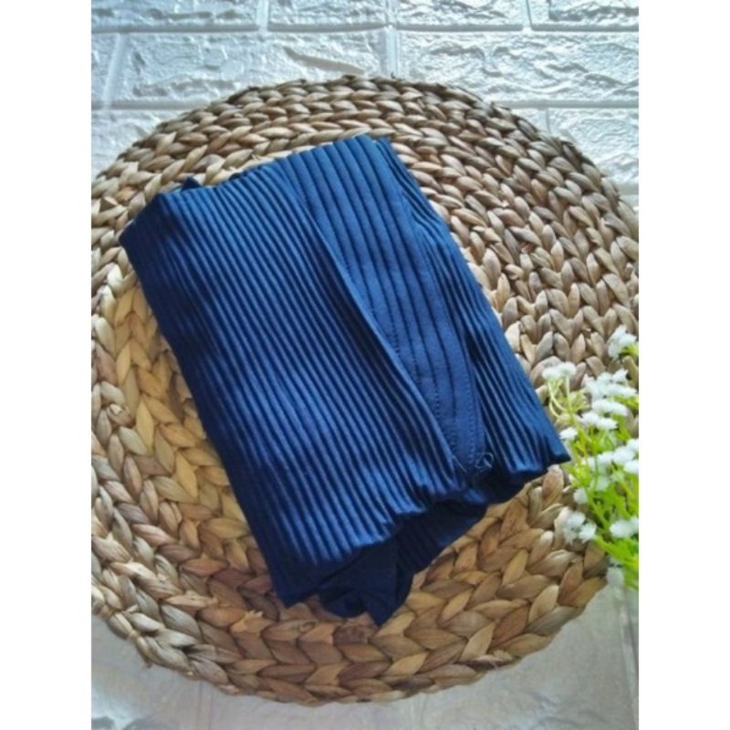 JILBAB BERGO PLISKET GOTIK ORI FI HIJAB-Navy