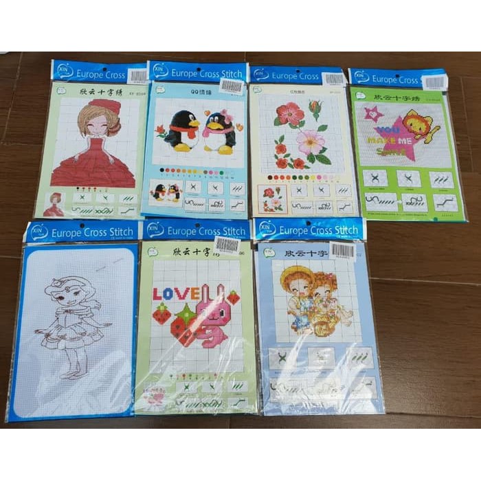 Promo MAINAN EDUKASI ANAK CROSS STITCH KIDS MOTORIK MENYULAM ANAK 2532 Murah