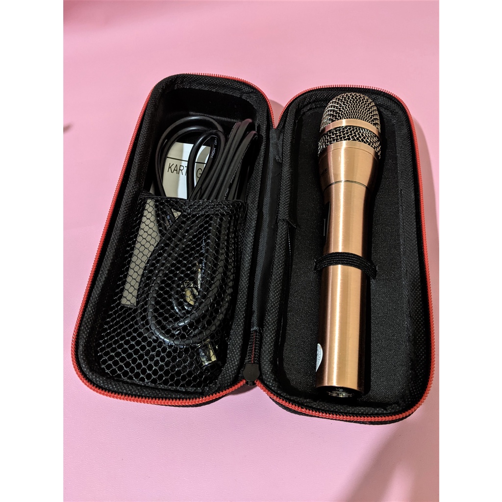 Mic Profesional kabel advance 888 gold Premium Original Suara Jernih