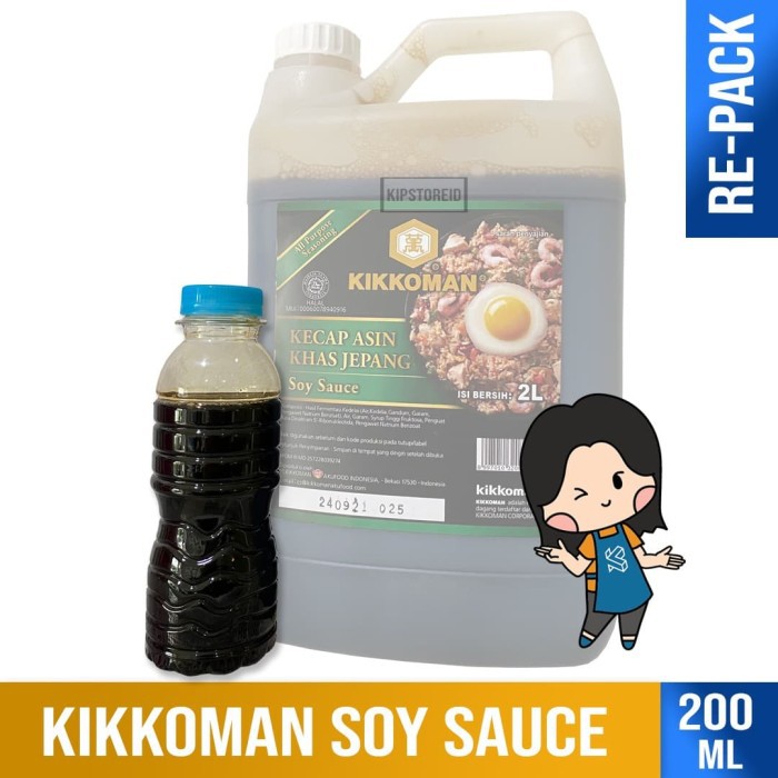

Langsung Order KIKKOMAN SHOYU Japan Soy Sauce 200 ML | Kecap Asin Jepang HALAL 200 ML Terlaris