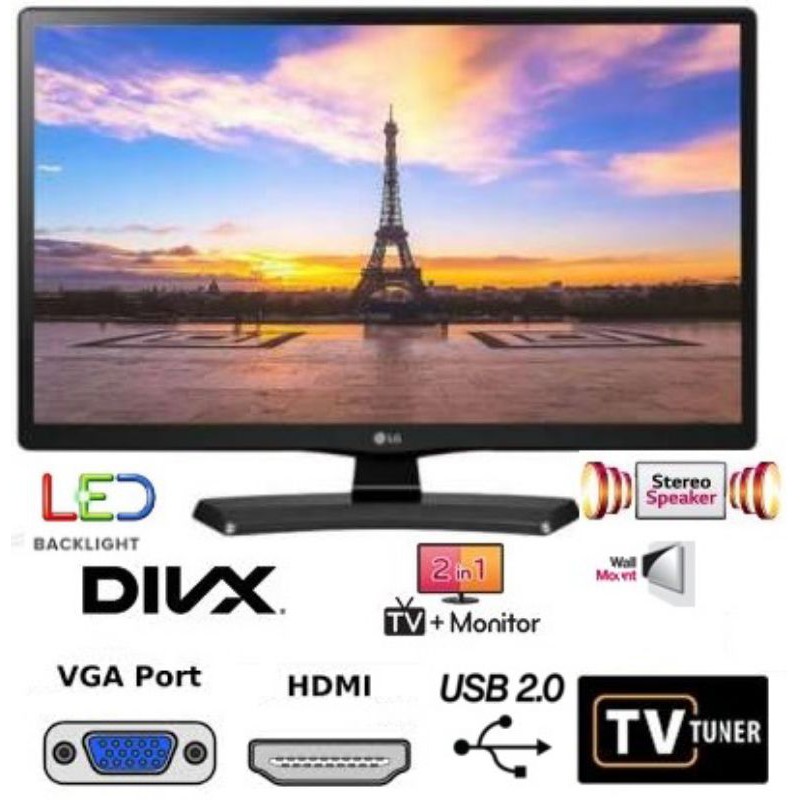 TV LG BEKAS MURAH 24 INCH, HARGA NET (BELUM TERMASUK ONGKIR)