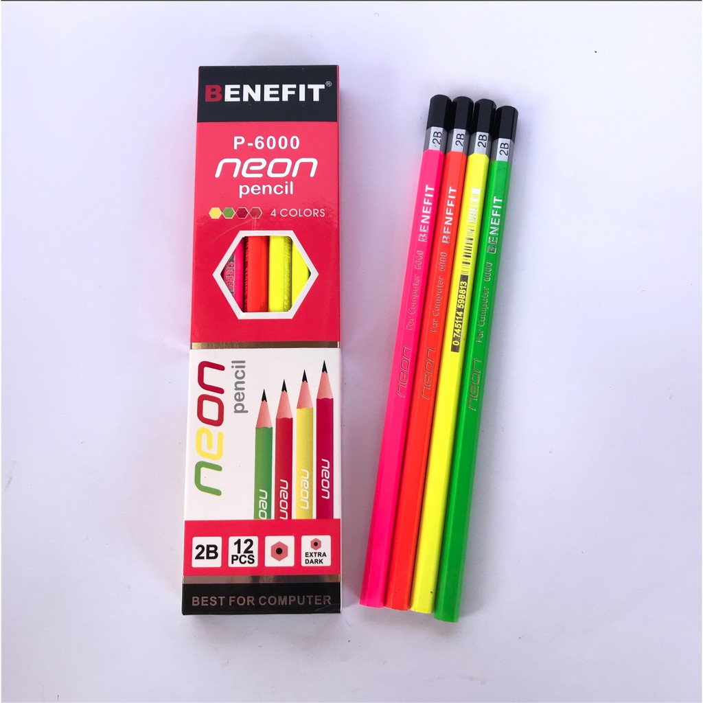 

Pensil kayu 2B Neon p-6000 LUSIN