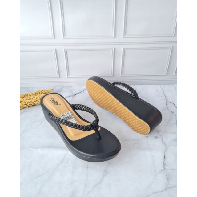 ABBUSHOES PH 14 wedges kepang jepit sol karet asmiranda 5cm