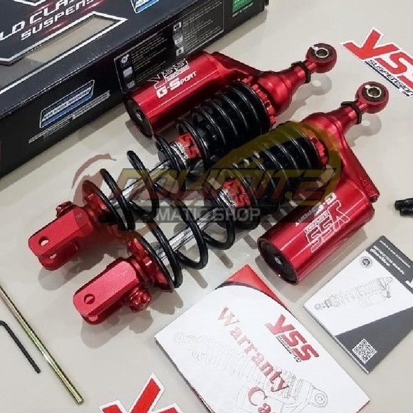 Shock Shockbreaker YSS G Sport Black Red Series 335mm Yamaha NMAX OLD