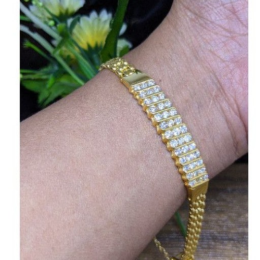 GELANG EMAS BERLIAN EROPA ASLI FASHION