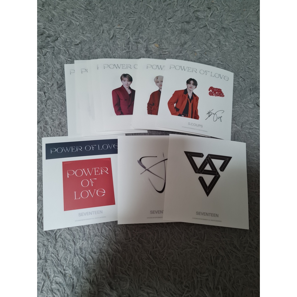 Sticker Merch Seventeen Power of Love