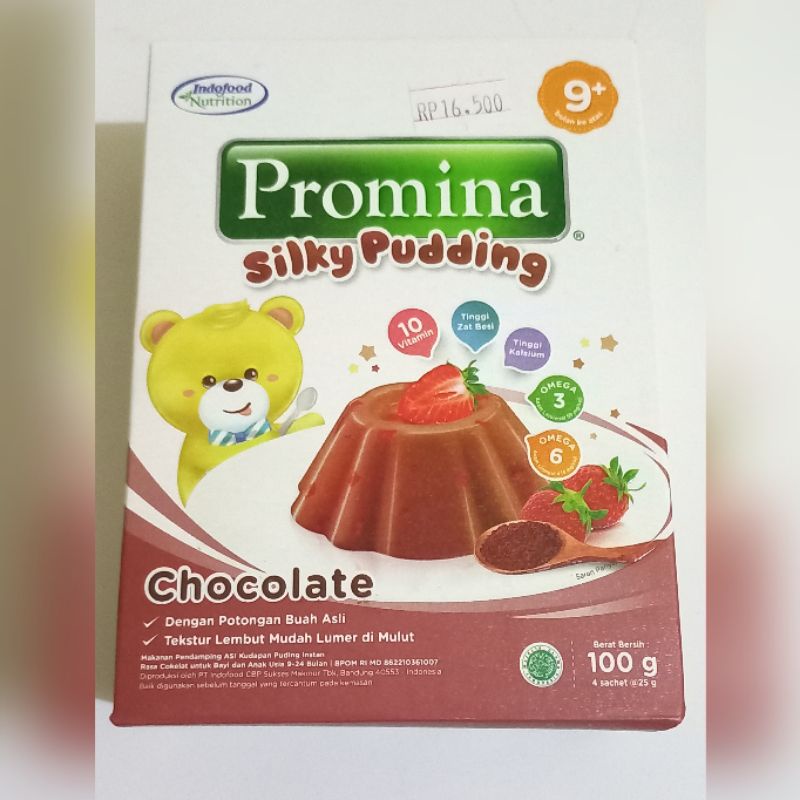 

SILKY PUDING PROMINA 9+ 100gr COKLAT