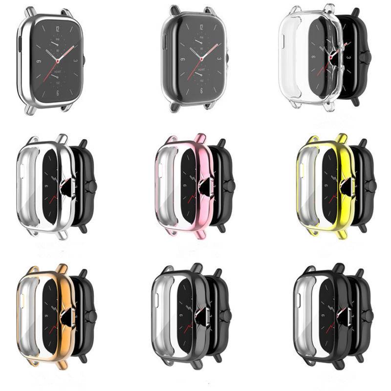 Soft Case TPU Bumper Pelindung Layar Smartwatch Huami Amazfit GTS2 GTS3 GTR2 GTR3 Pro