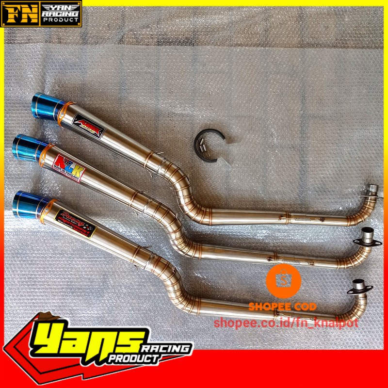 Knalpot NLK & DAENG & KING DRAG 32MM PNP EX5/WAVE 100/110/125/KRISS/EX5 CLASS/SRL 115/LAGENDA