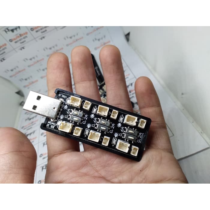 ORIGINAL 6 In 1 3.8V 1S Lipo Charger board USB EACHINE E010 E011 TATTU BARU MURAH