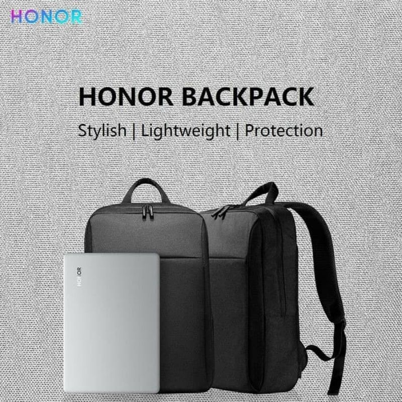 Tas Laptop Honor AD60 Original Water Resistance fit UP to 16,1 inchi / Notebook BackPack