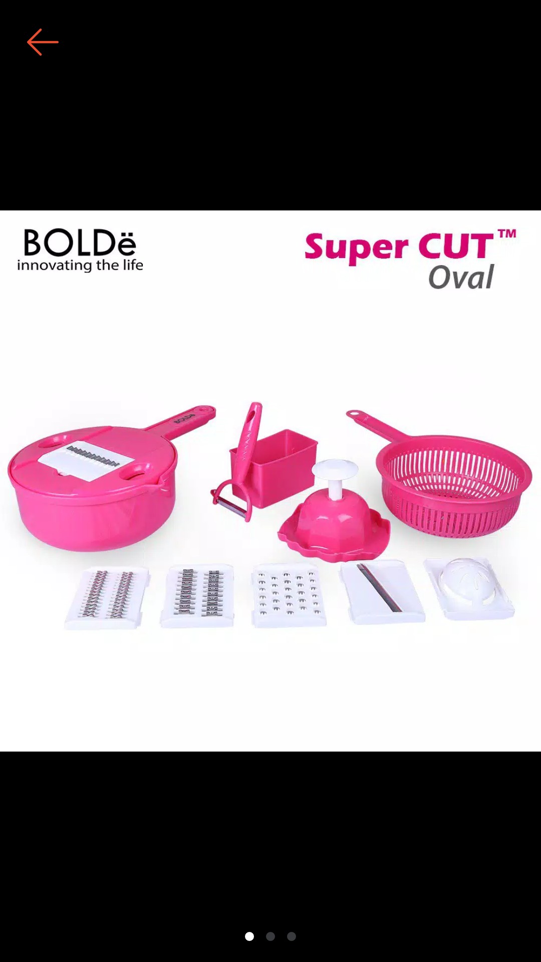 Super Cut Oval Bolde Pemotong Pengiris Pisau Bolde Pisau Iris Pisau Dapur 5 Mata Pisau Alat Dapur