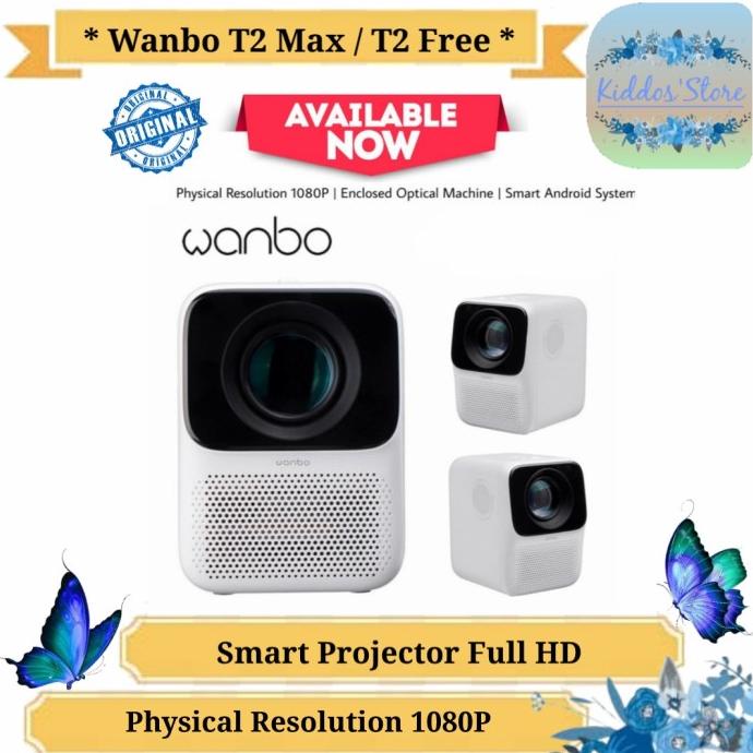 Wanbo T2 Max / T2 Free Smart Projector Full HD Termurah