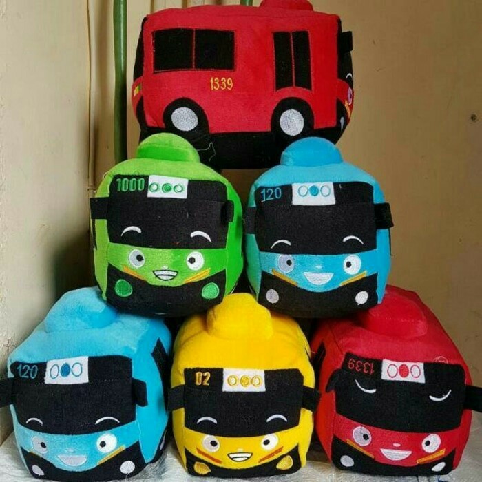 FREE ONGKIR SYARAT DAN KETENTUAN BERLAKU Boneka bus tayo rogi lani gani bordiran